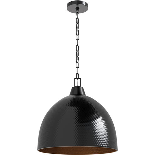 Arrco 3 Light 18 inch Black Stainless Steel Indoor Pendant Ceiling Light